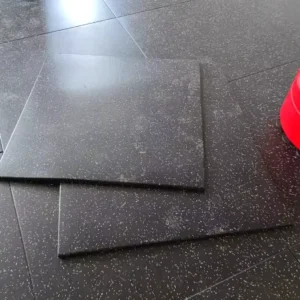 Interlocking Shock-Absorbing Noise-Reducing Rubber Mats for Sports Grounds and Gyms