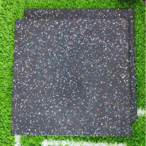 Interlocking Shock-Absorbing Non-Slip Noise-Reducing Rubber Gym Floor Mats for Sports
