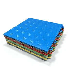 Interlocking Solid Virgin PP Floor Tiles 33 x 33 cm for Workshop Flooring