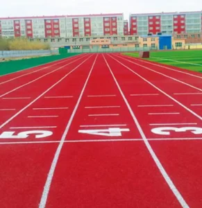 Interlocking Sports Flooring Prefabricated Plastic Basketball Track Tiles