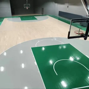 Interlocking Sports Flooring Tiles for Indoor and Outdoor Basketball Courts