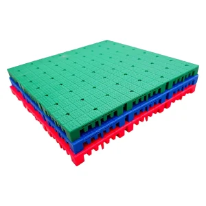 Interlocking Suspended Decking Tiles 250x250mm Anti-Slip Waterproof for Outdoor Sports Venues