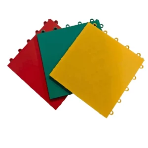 Interlocking Suspended Sports Floor Non Slip Shock Absorption PVC Flooring Tiles for Roller Skating Indoor Multi Purpose Courts