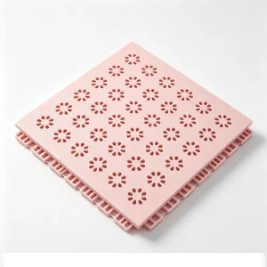 Interlocking TPE Suspended Sports Tiles with Flower Pattern for Kindergarten Play Areas