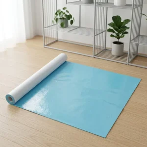 JSK Self Adhesive Breathable Waterproof PE Laminated Non Woven 160gsm Residue Free Paint Proof Floor Protective Film