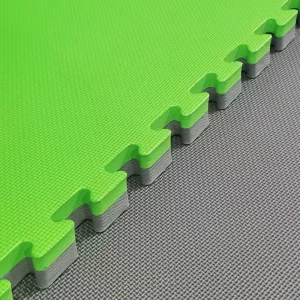Jointed Tight-Stitching EVA Foam Mat 2cm 3cm 4cm Square Tiles for Kung Fu Taekwondo Grappling Boxing Aikido MMA Exercise