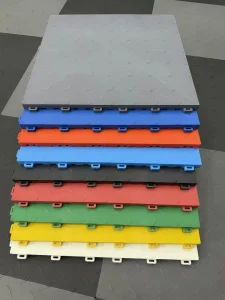 KCX Popular Sports Flooring PP Basketball Volleyball Hockey Indoor Outdoor Court Flooring Tiles 18mm Solid Plastic Floor