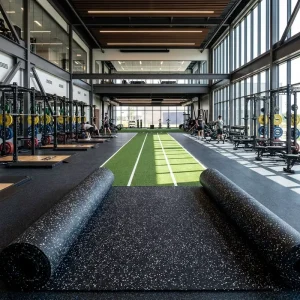 Kadia Custom Non Toxic Heavy Duty Modern Design Outdoor Gym SBR Rubber Flooring Mats Eco Friendly