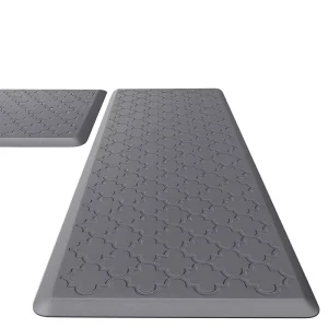 Kitchen Anti Fatigue Floor Mat Factory Direct Thickened Long Strip PVC Solid Color Modern Minimalist Entryway Rug Mat