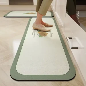 Kitchen Diatomite Water-Absorbent Non-Slip Floor Mat