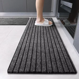 Kitchen Floor Mat Water-Absorbent Non-Slip Oil-Resistant Wipe-Clean Dirt-Proof Entryway Doormat