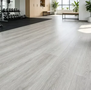 Kitchen SPC Flooring Waterproof Click-Lock Vinyl Plank 4/5/6mm Thick Non-Slip Eco-Friendly Plain Hospital Office Flooring