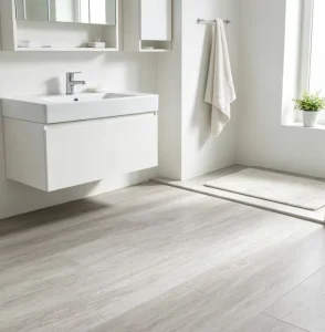 Kitchen SPC Flooring Waterproof Click-Lock Vinyl Plank 4/5/6mm Thick Non-Slip Eco-Friendly Plain Hospital Office Flooring