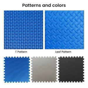 LINYIQUEEN 45 Shore C Hardness EVA Interlocking Floor Mats Durable Shock Absorbing Puzzle Tiles for Gym Equipment Protection
