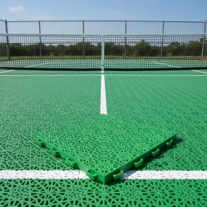 LS320 Outdoor Waterproof PP Interlocking Eco Friendly Floor Mats 13mm Badminton Sports Court Patio Anti Slip Drainage Easy Clean
