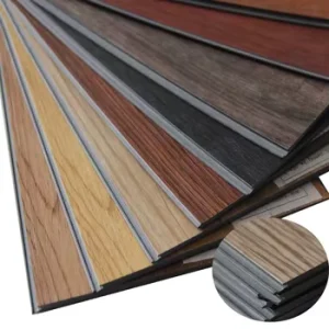 LVT PVC Unilin Click Floor OEM Waterproof Fireproof Wooden Luxury Vinyl Plank and Tile Indoor Flooring
