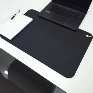 Lamb Grain PU Leather Grounding Mat Conductive Anti Static Earthing Pad for Desk Floor Office Home Use Factory Direct Supply