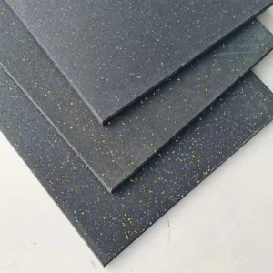 Laminate Flooring High Density Gym Rubber Flooring for Shock Absorption and Protection