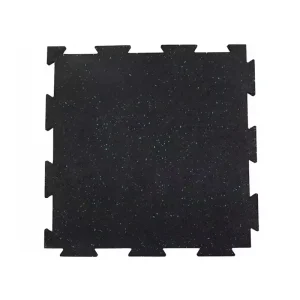 Laminated Fitness Gym Tile Mats Interlocking Rubber and EPDM Flooring
