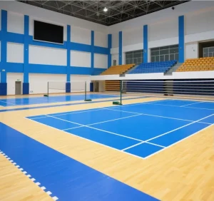 Laminated PVC Flooring Roll Vinyl Shock Absorbent PVC Basketball Flooring for Indoor Sports Court