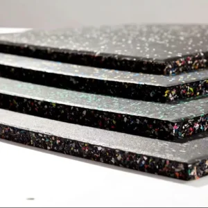 Large 1000*1000mm Rubber Flooring Mats 15-30mm Thick Durable EPDM SBR Non-Slip Eco-Friendly Gym Crossfit Home
