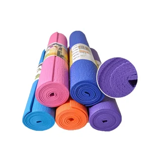 Large 5mm Non-Slip Yoga Mat for Pilates, Stretching, Home and Gym Use