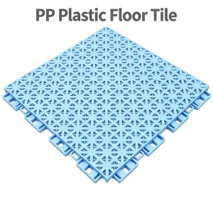 Large Grid Soft PP Interlocking Modular Tiles Thick for Kindergarten Playground & Senior Parks