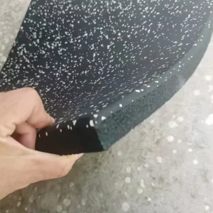 Large Rubber Floor Mats for Commercial Weight Training Areas Shock Absorbing Non Slip Gym Flooring Thickened Rubber