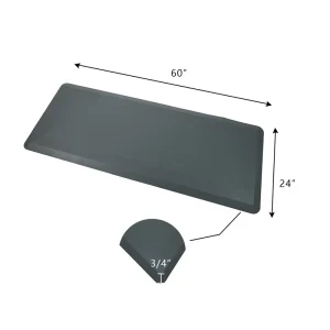 Large Size Non-Slip Oil-Proof Washable Pure PU Anti-Fatigue Floor Mat Soft Modern Standing Table Mat for Kitchen Use Pet