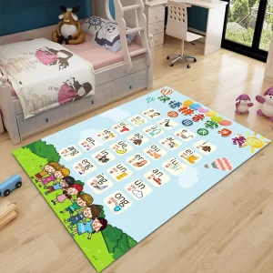 Large Soft Waterproof Folding Puzzle Play Mat for Babies and Toddlers