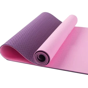 Large TPE Hot Yoga Mat with Carrying Straps