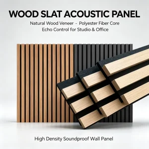 Layout Acoustic Panels Soundproof Living Room Sound Absorption Board Slim Panel for Apartment Indoor Reverberation Control