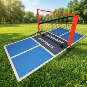 Lightweight Portable Pickleball Net 4.46FT Mini Size 10FT for Indoor and Outdoor Sports