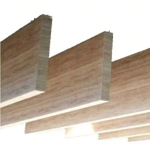 Linear Acoustical Panels Smooth Texture Fiberglass Wool Noise Reduction Wire Suspended Panel for Open Space Ceiling Panel