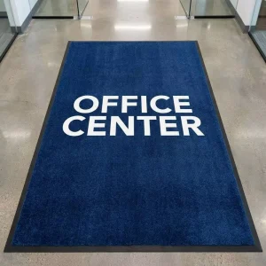 Logo Door Mats Waterproof Entrance Home Washable Rubber Backed Non Slip Custom Outdoor Mats
