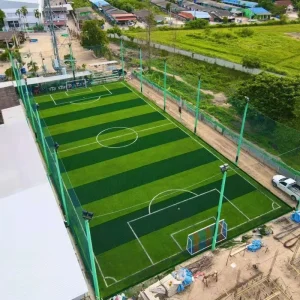 Long Lasting Soccer Artificial Grass with White Markings for School and Community Sports Facilities