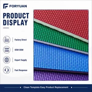 Long Life Resilient Commercial PVC Sports Flooring Roll for Outdoor Basketball Court Renovation Facility Projects Use