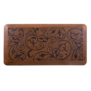 Long PU Anti-Fatigue Puzzle-Pattern Floor Mat, Thick Non-Slip Pet-Friendly Design for Offices