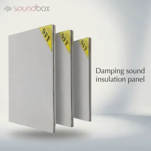 Long Service Life Damping Sound Insulation Panel Composite Sound Insulation 61dB Class A1 Flame Retardantmoisture