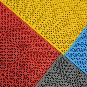 Long Service Life InterLocking Flooring Basketball PP Click Sports Flooring Multi ball Tennis Pickleball Court Mat