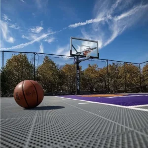 Long Warranty PP Pickleball Court Flooring Tiles Interlocking 16mm Thick Eco-Friendly Portable Indoor Outdoor Sports Floor Mat
