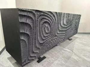 Low MOQ Modern 3D Wave MDF Acoustic Panels Anti Static Sound Absorbing Wall Panels For Living Room Shopping Mall