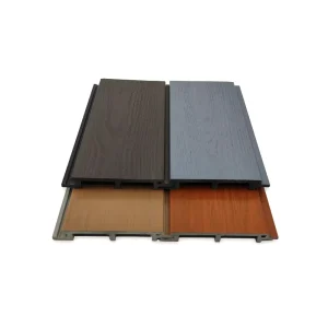 Low Maintenance Co Extrusion WPC Wallboard WPC Cladding Exterior Wall WPC Wall Panel Outdoor Wood Decor Warehouse School Gym