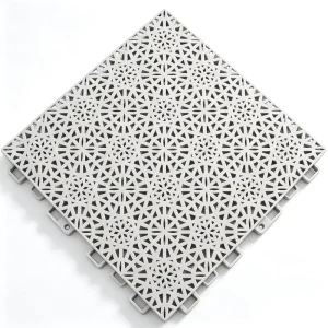 Lucky Star Pattern PP Modular Interlocking Tiles for Indoor Sports Halls