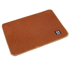 Luxury Polyester Woven Bath, Area, and Door Mats, Water-Absorbent, Square, Modern