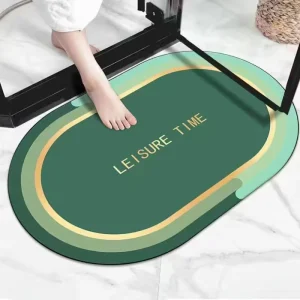 Luxury Soft Absorbent Non slip Bath Mats Quick drying Dirt resistant Diatom Mud Floor Mats for Bathroom Space Novelty Protection