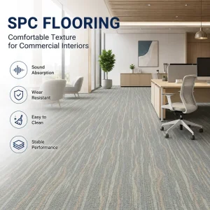 Luxury Vinyl Flooring Real Wood Grain Sound-Insulating SPC Flooring 10mm 14mm