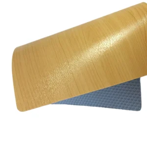Luxury Vinyl Flooring Roll Mat Anti Slip Indoor Wooden Colors 4.5mm Thickness PVC Foam Backing for Basketball Gym