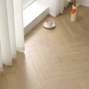 Luxury Vinyl Plank PVC SPC Waterproof Flooring 4 8mm Modern Anti Slip Herringbone Design Wear Resistant Indoor Mall Hospital Use
