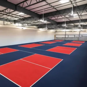 MCG Commercial Grade PVC Pickleball Court Surface Durable Non Slip 3mm 5mm Thickness Resilient Elastic for Indoor Sports Courts